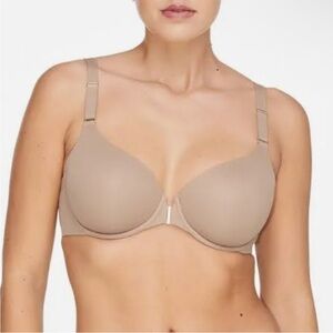 Thirdlove Front Close T Shirt Bra Warm Taupe 40E